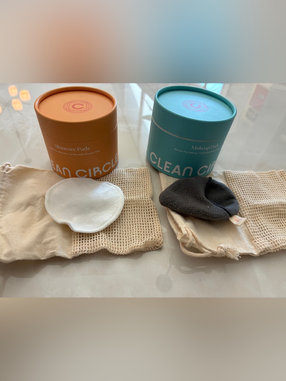 Clean Circle Skincare & Makeup Pads Set Brand New